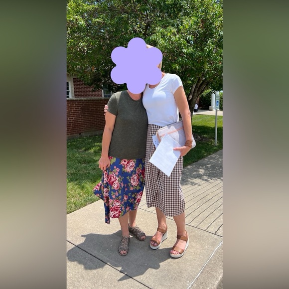 DownEast Linen Blend Wrap Skirt • size 10 - Picture 7 of 7